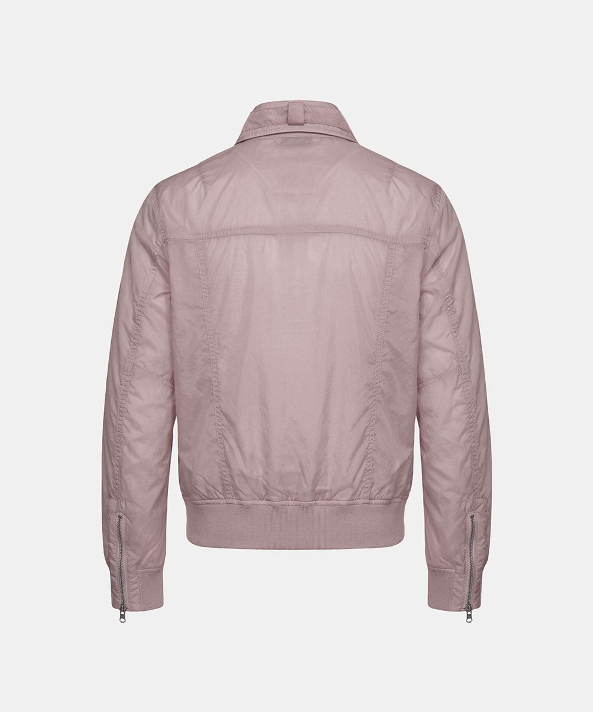 배드블러드(BADBLOOD) Daytona High-Neck Lightweight Nylon Bomber Jacket - Pink
