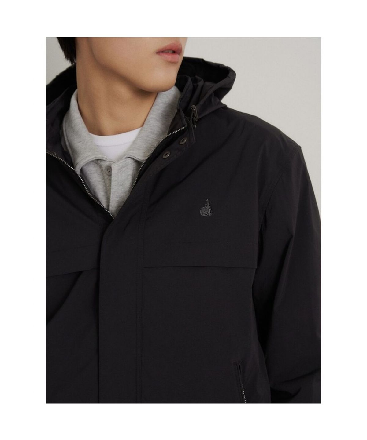 빈폴 멘(BEANPOLE MEN) 캐주얼 후드점퍼  블랙