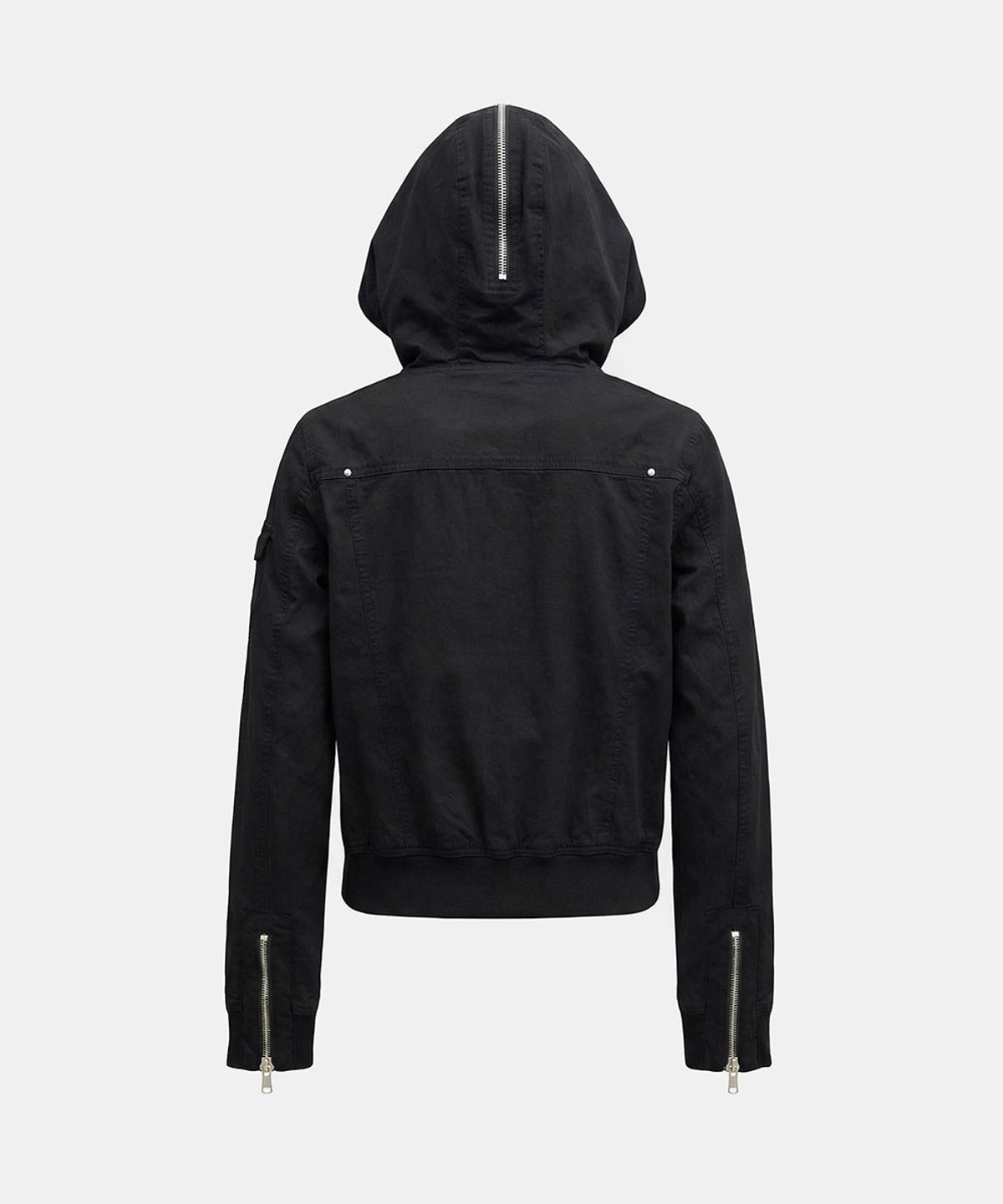 배드블러드(BADBLOOD) Daytona Nylon Hooded Jacket - Black