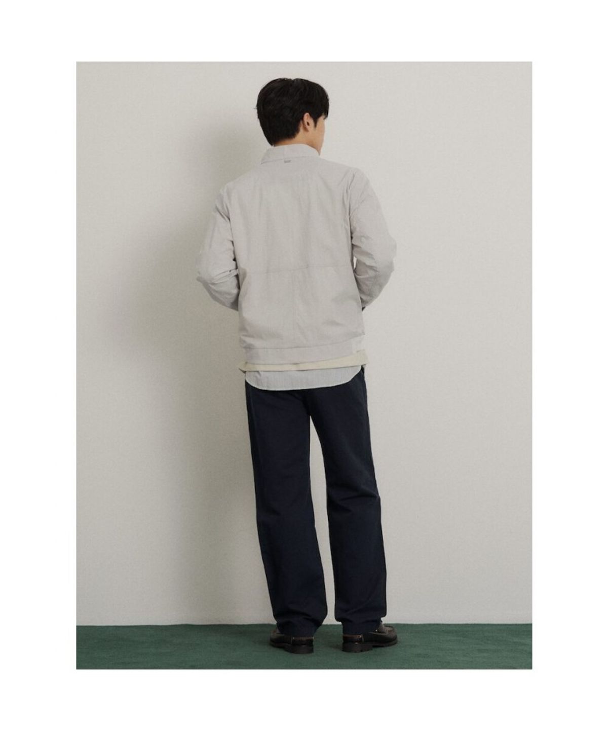 빈폴 멘(BEANPOLE MEN) 경량 숏 아우터  라이트 그레이