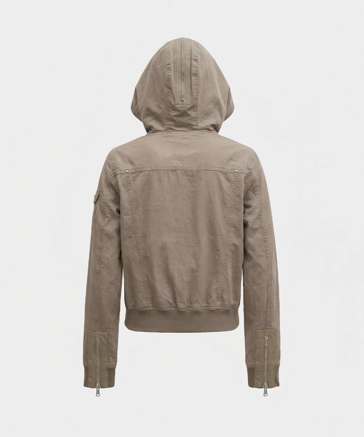 배드블러드(BADBLOOD) Daytona Nylon Hooded jacket - Khaki Beige