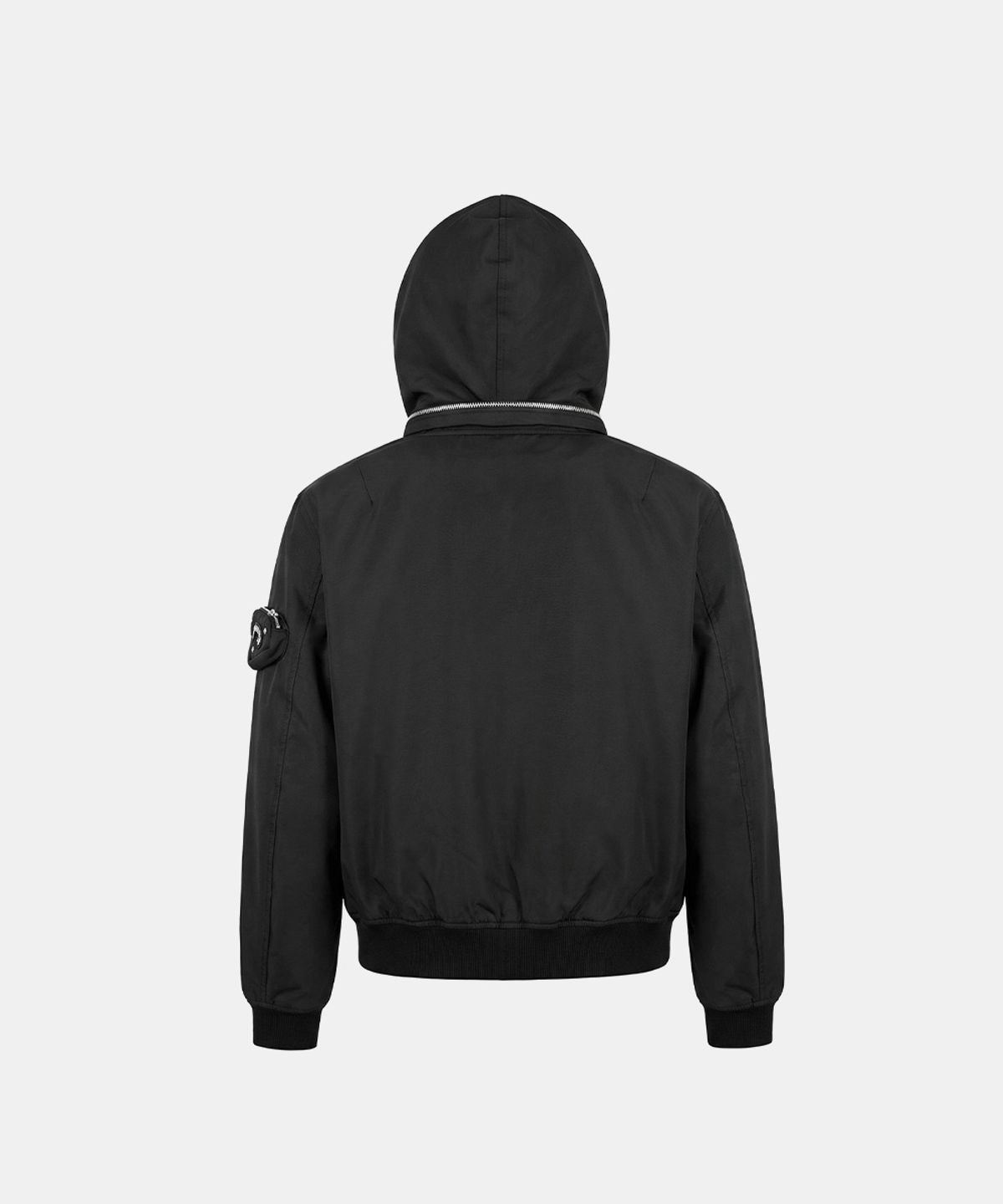 배드블러드(BADBLOOD) Viper High-Neck Windbreaker - Black