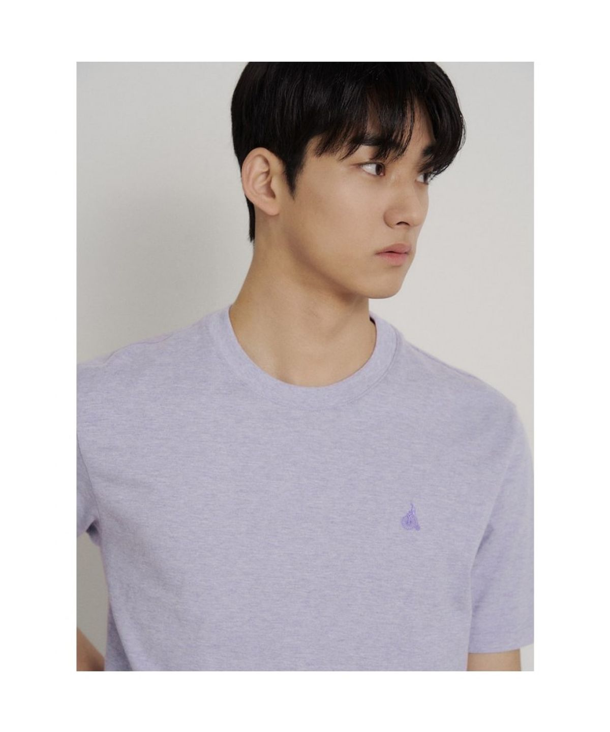 빈폴 멘(BEANPOLE MEN) [Essential] 라운드 반소매 티셔츠  퍼플