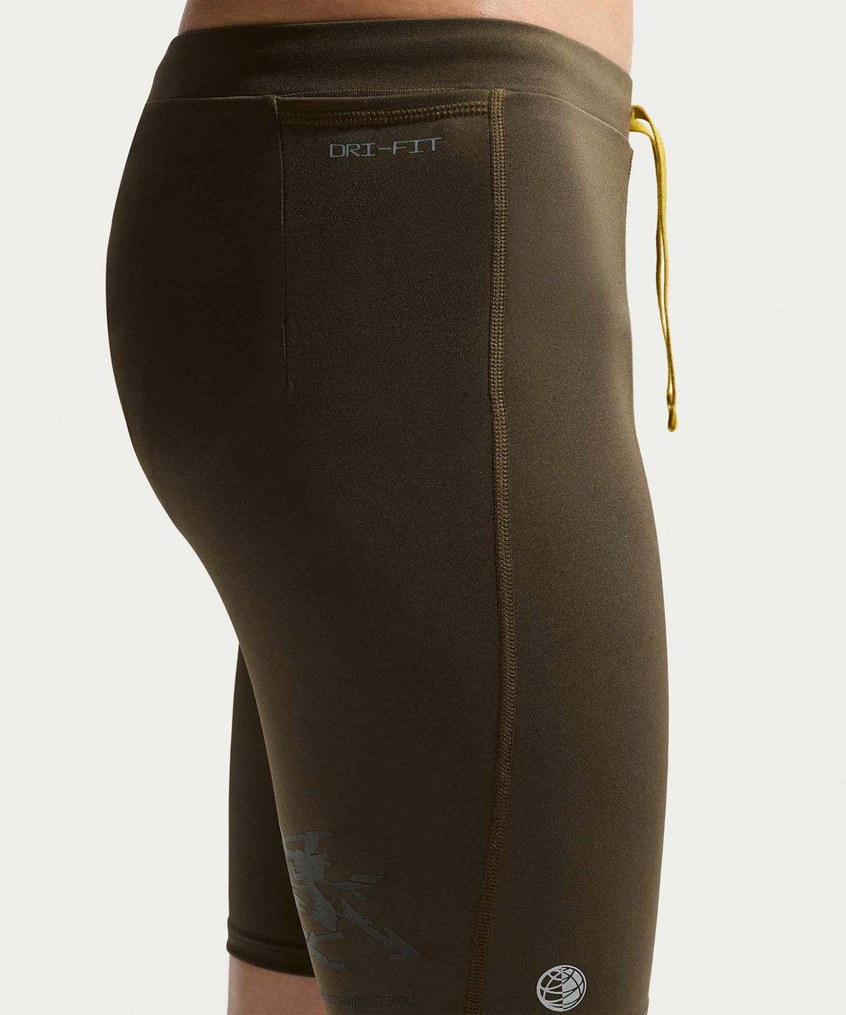 나이키(NIKE) 패스트 드라이 핏 브리프 라인드 하프 러닝 타이츠 W - 다크 헤이즐:블랙:피트 모스 / IQ3636-212