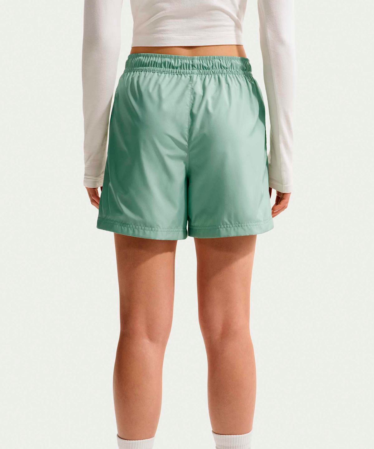나이키(NIKE) 스포츠웨어 클래식 우븐 미드라이즈 쇼츠 W - 스팀:세일 / FV7558-006
