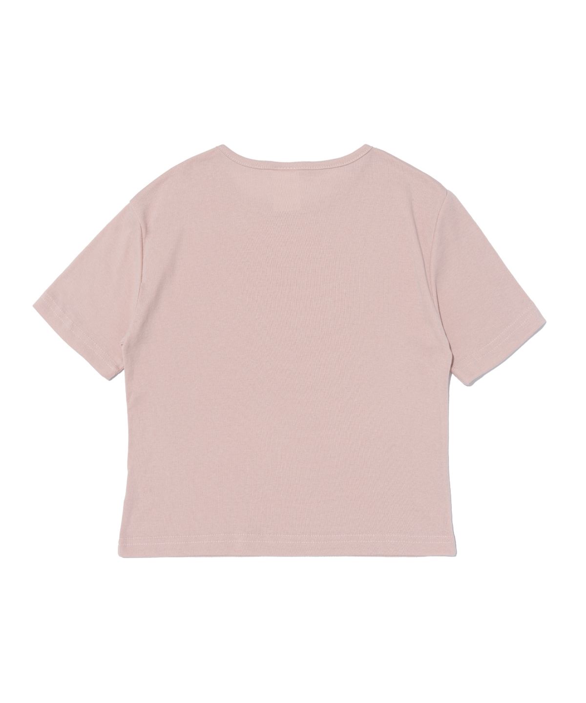 서울어패럴(SEOUL APPAREL) 아카이빙 레터링 로고 크롭 반팔 티셔츠 (핑크)