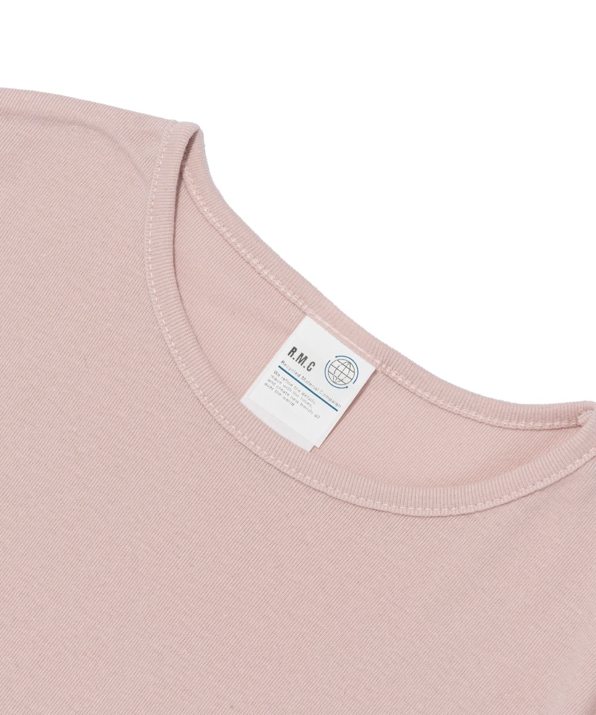서울어패럴(SEOUL APPAREL) 아카이빙 레터링 로고 크롭 반팔 티셔츠 (핑크)
