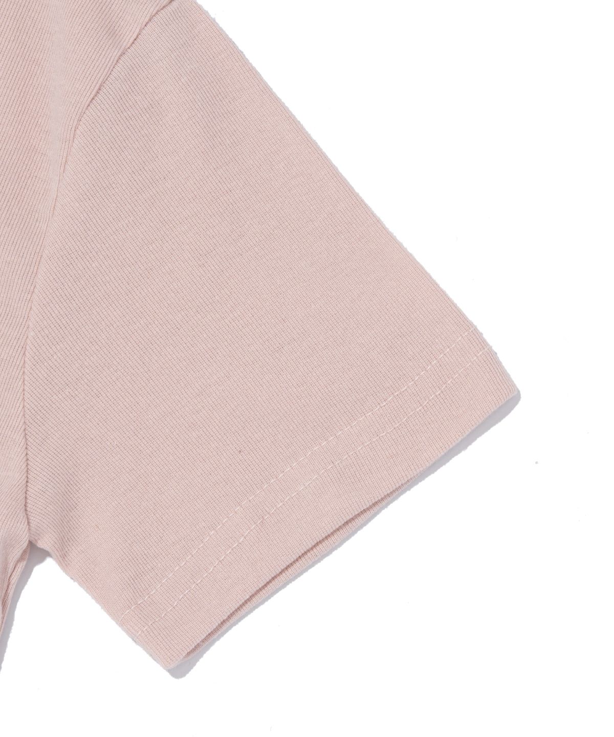 서울어패럴(SEOUL APPAREL) 아카이빙 레터링 로고 크롭 반팔 티셔츠 (핑크)