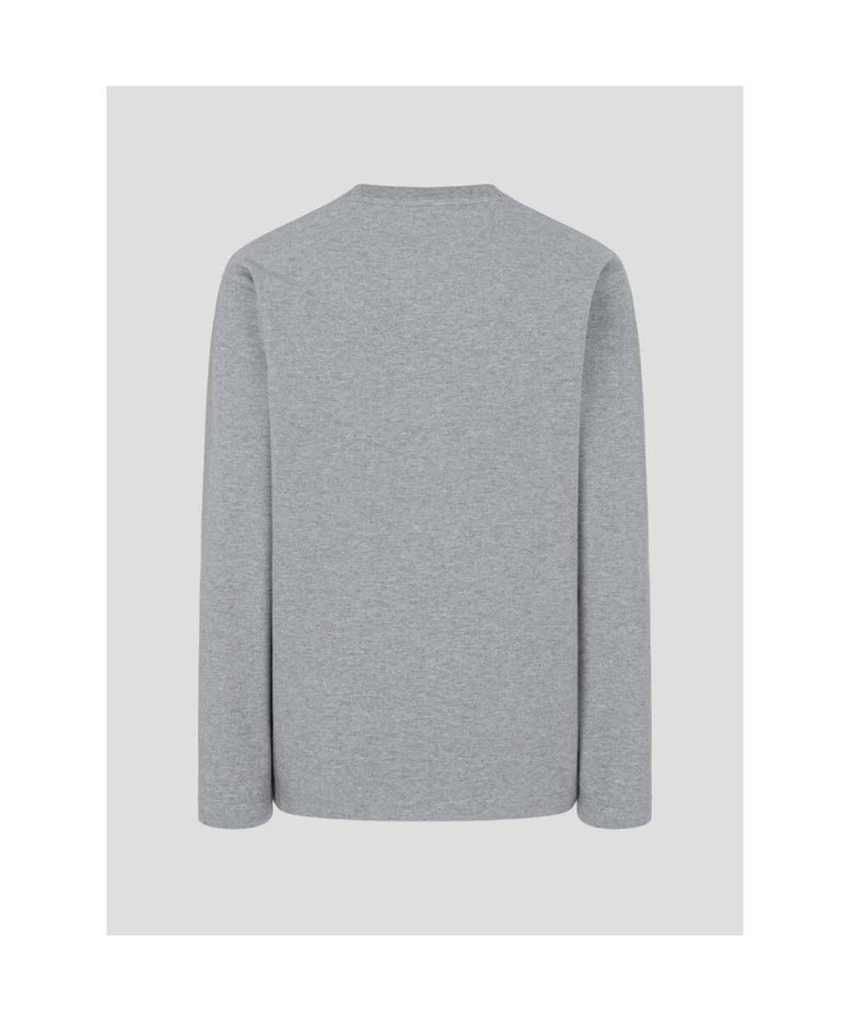 빈폴 멘(BEANPOLE MEN) 멜란지 포켓 로고 티셔츠  그레이
