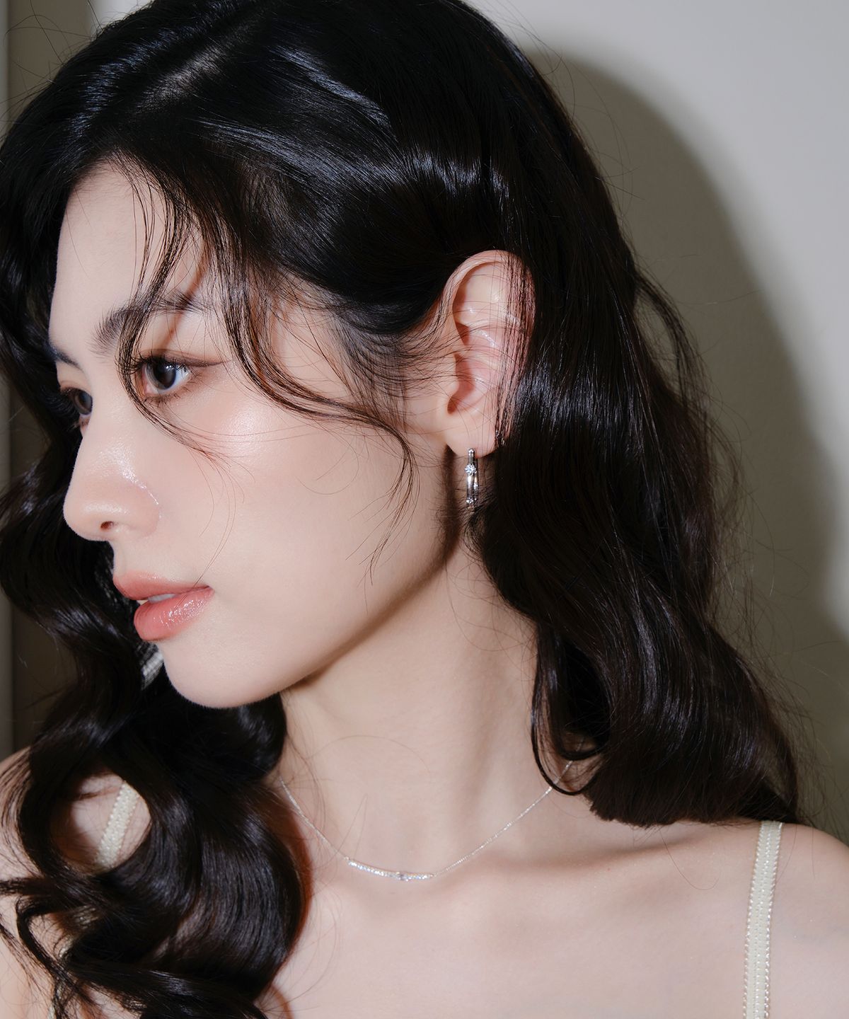 레브(REVE) DQ 후프 오벌 이어링