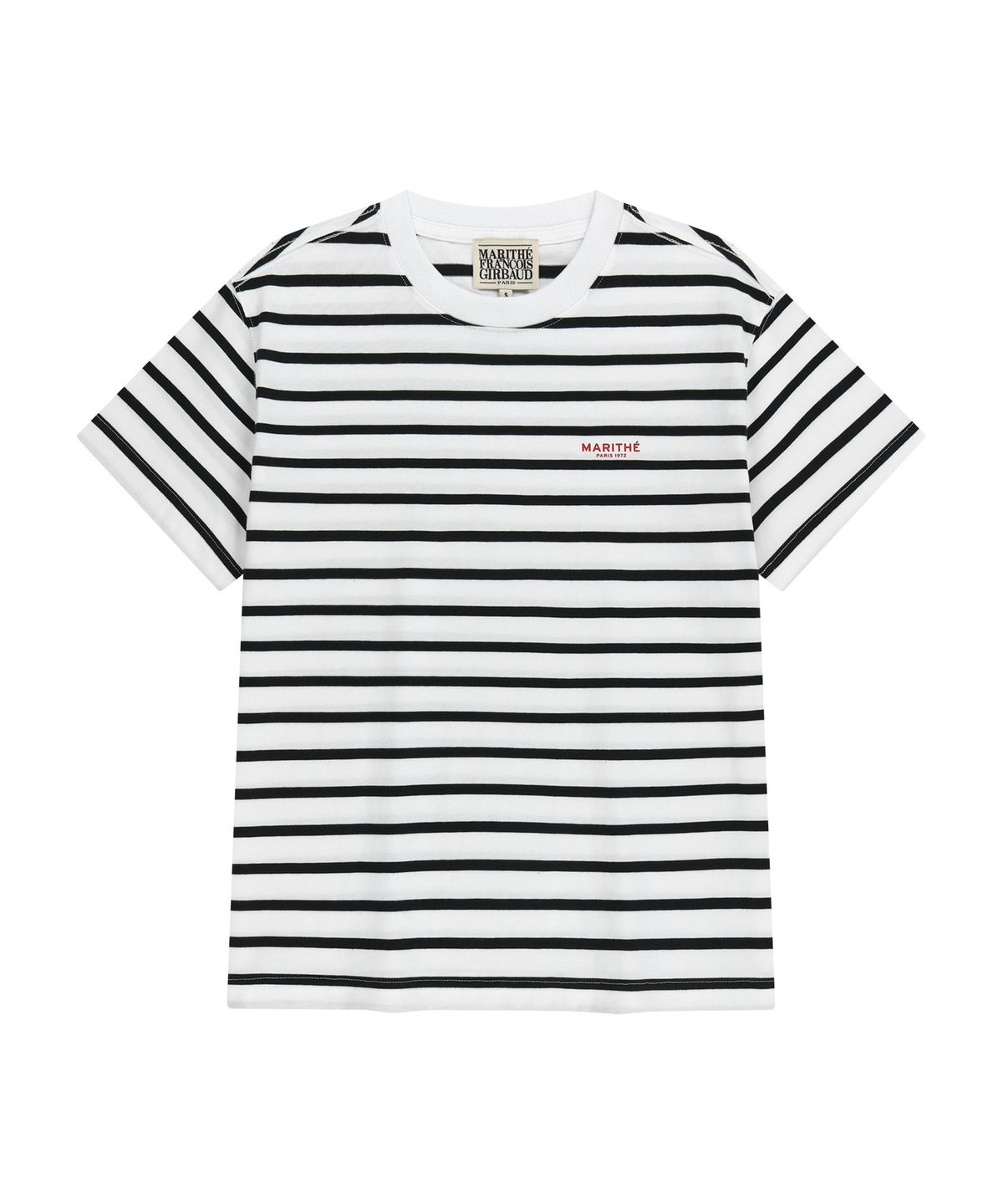 마리떼 프랑소와 저버(MARITHÉ + FRANҪOIS GIRBAUD) SMALL REGULAR LOGO TEE stripe
