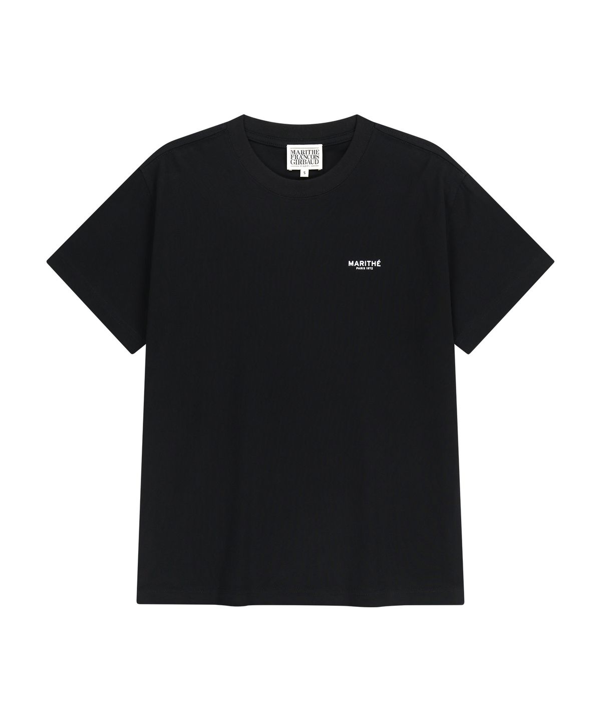 마리떼 프랑소와 저버(MARITHÉ + FRANҪOIS GIRBAUD) SMALL REGULAR LOGO TEE black