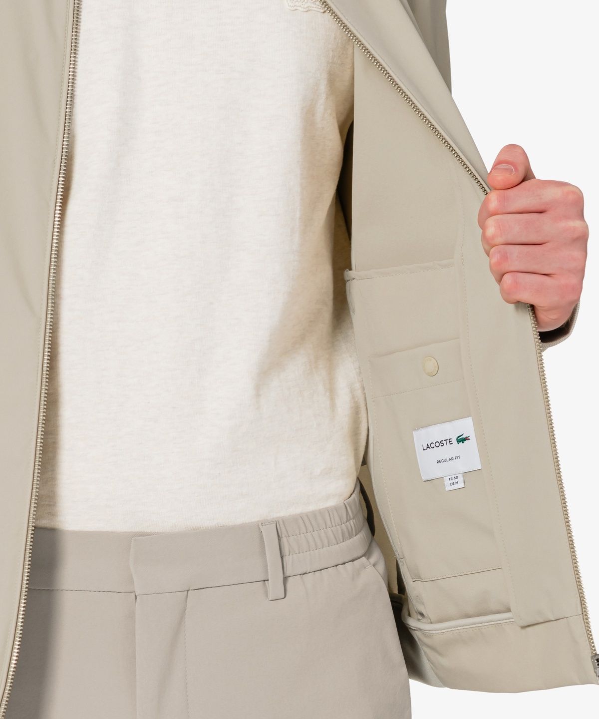 라코스테(LACOSTE) 남성 스타디움넥 블루종 BH448E-56G 02S