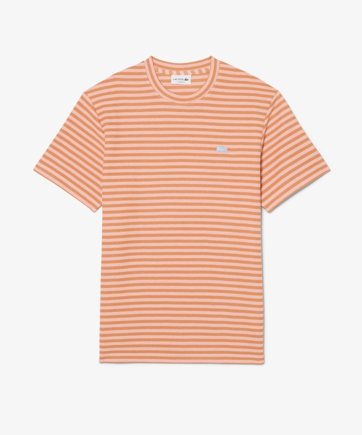 라코스테(LACOSTE) 남성 컬러크록 크레이프 스트라이프 반팔 티셔츠 TH2193-56G 4HI