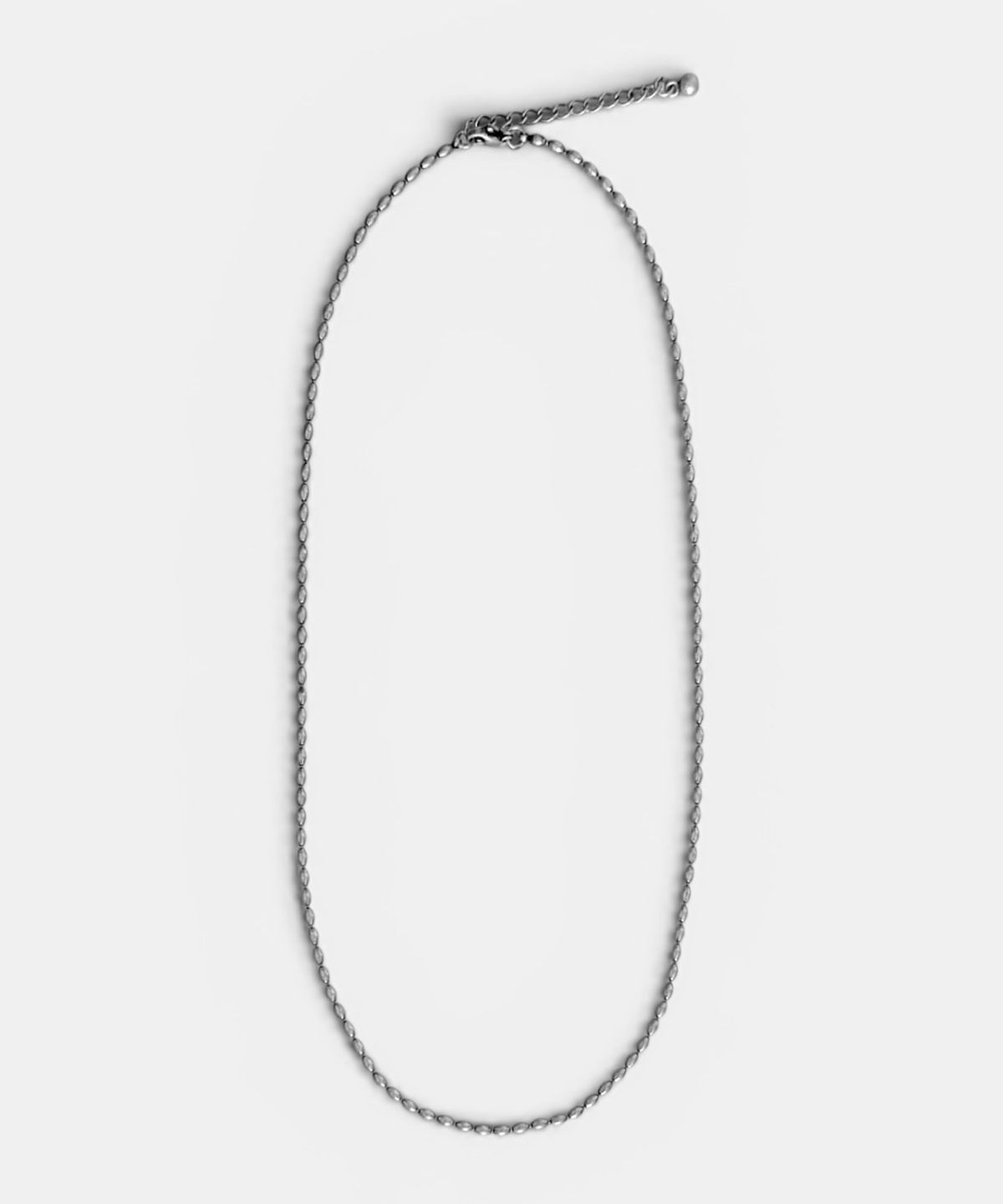셉텐벌5(SEPTEMBER5) ANTIQUE SILVER BALL NECKLACE