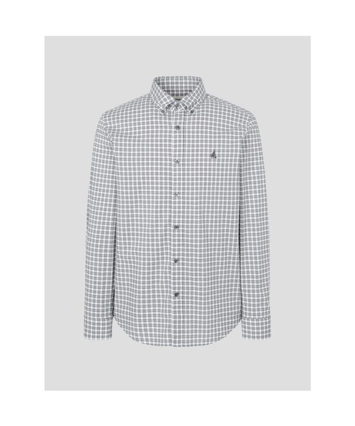 빈폴 멘(BEANPOLE MEN) 변형 깅엄 체크 셔츠  블랙
