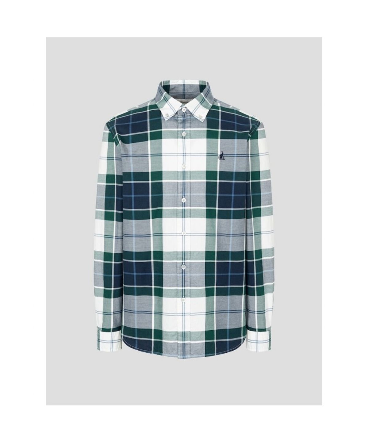 빈폴 멘(BEANPOLE MEN) 캐주얼 멀티 체크 셔츠  그린