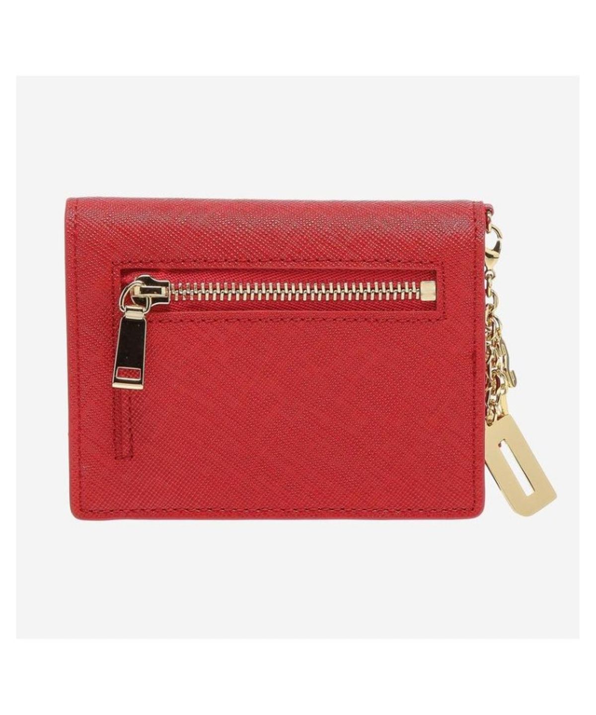 닥스 여성 액세서리(DAKS WOMENS ACCESSORIES) 레드 DAKS DD로고 카드지갑_DCWA5F002R2