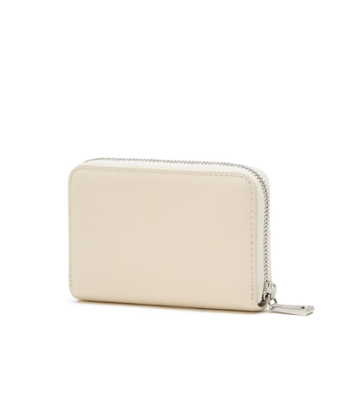 닥스 여성 액세서리(DAKS WOMENS ACCESSORIES) 젤라 아이보리 지퍼돌이 카드지갑_DCWA6E904I2