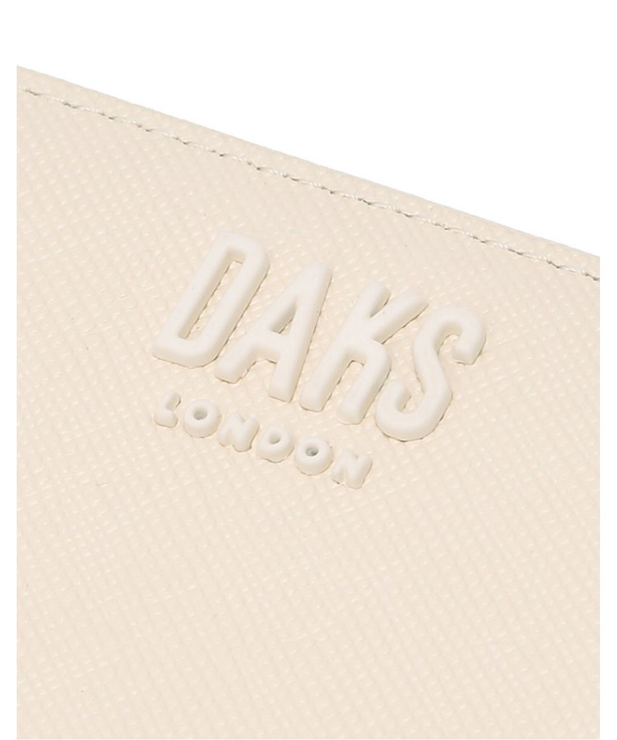 닥스 여성 액세서리(DAKS WOMENS ACCESSORIES) 젤라 아이보리 지퍼돌이 카드지갑_DCWA6E904I2