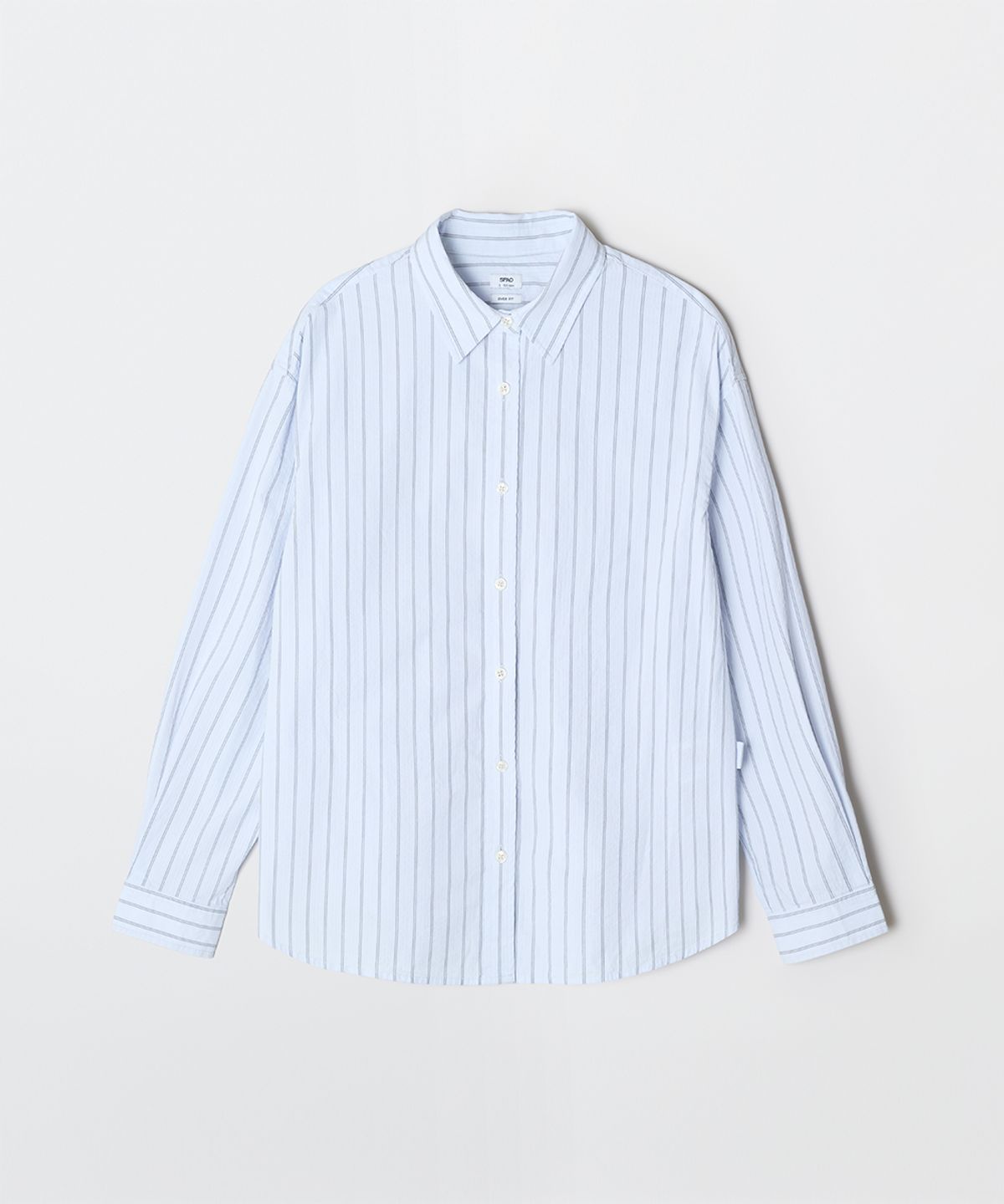 스파오(SPAO) 버튼 랩 셔츠_SPYSG23W04