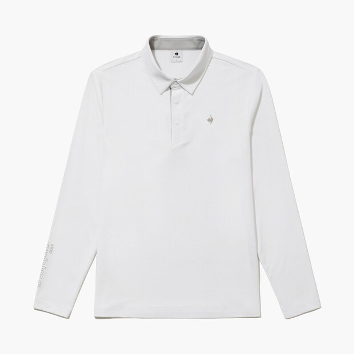 르꼬끄 골프(LECOQ GOLF) 남성 에센셜 스트레치 긴팔 티셔츠 _WHTE GR121MTL11