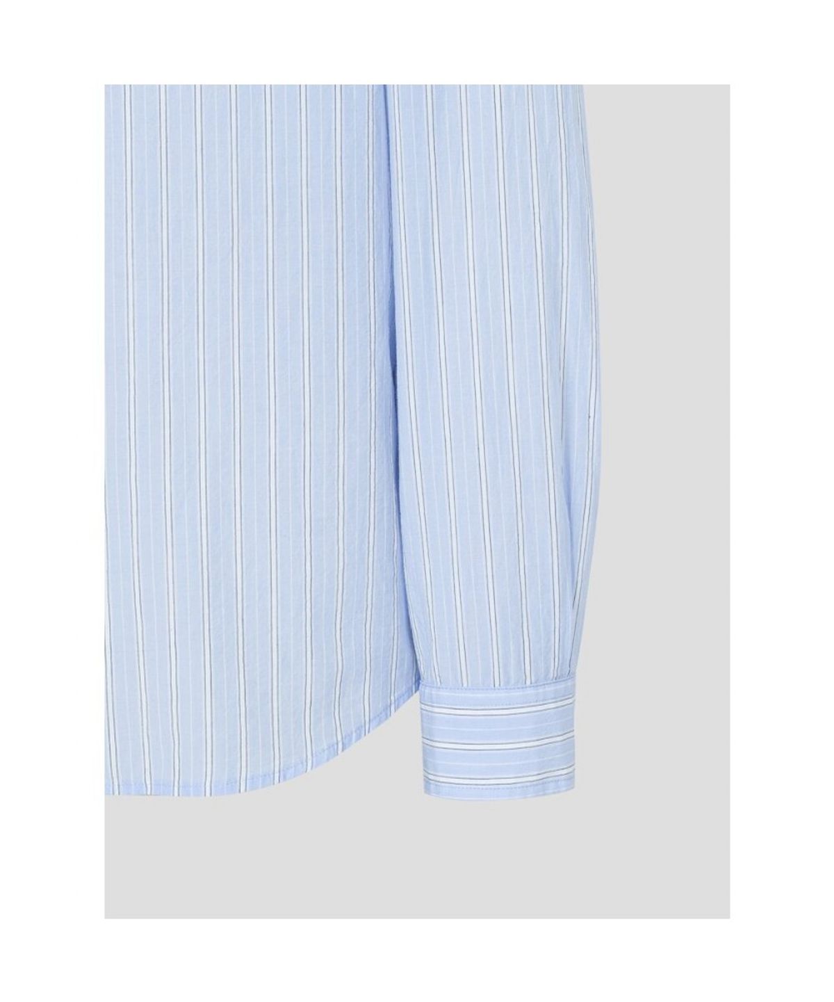 빈폴 멘(BEANPOLE MEN) 변형 스트라이프 셔츠  스카이 블루
