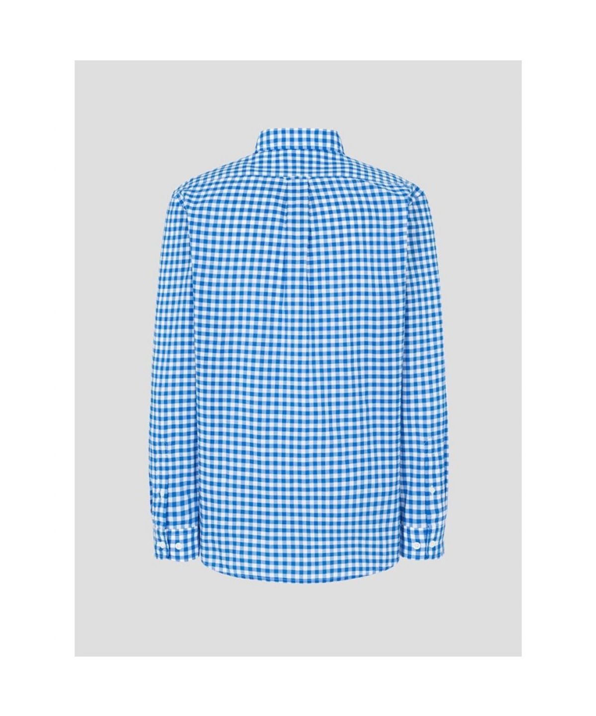빈폴 멘(BEANPOLE MEN) 깅엄 체크 셔츠  블루