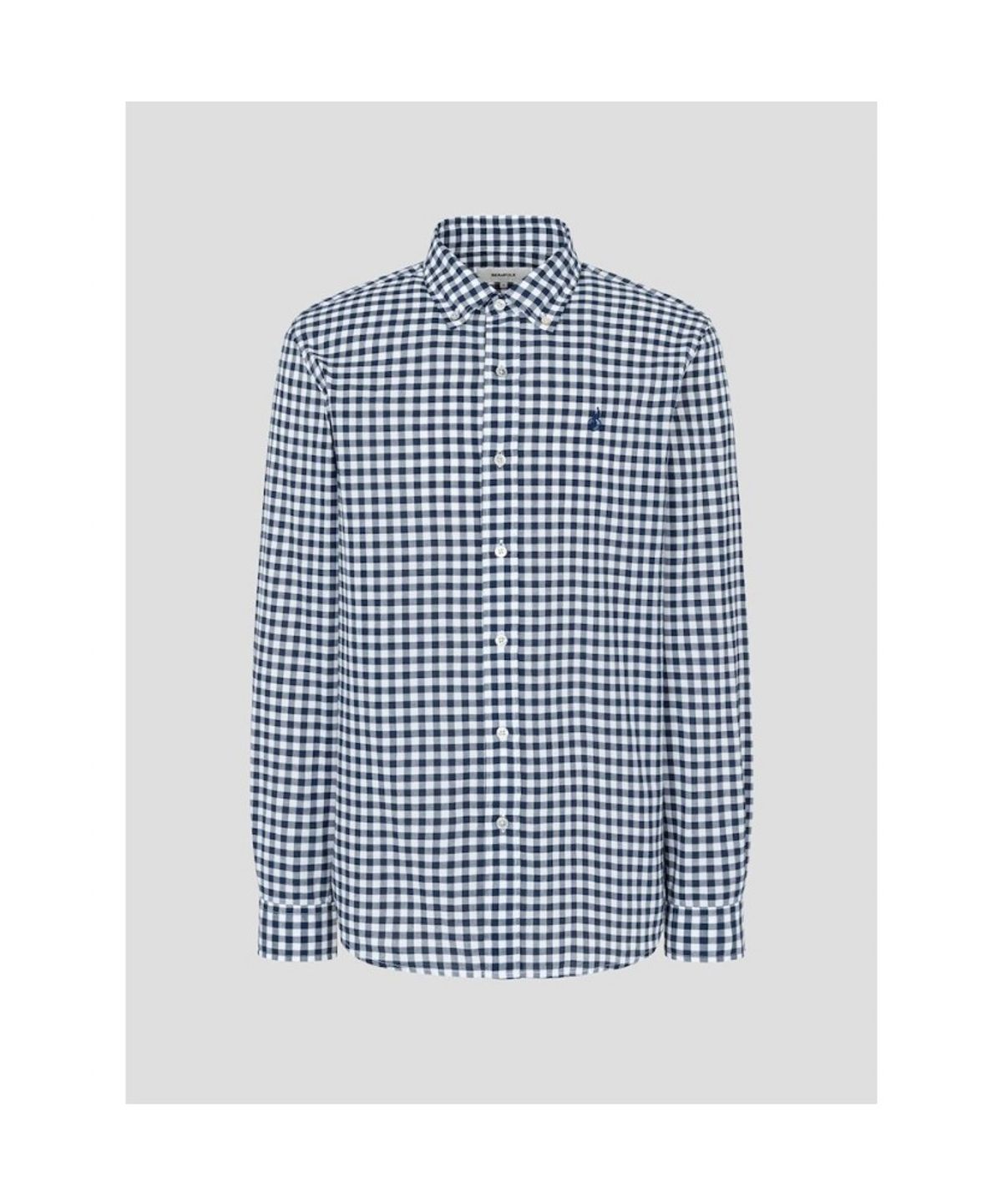 빈폴 멘(BEANPOLE MEN) 깅엄 체크 셔츠  네이비