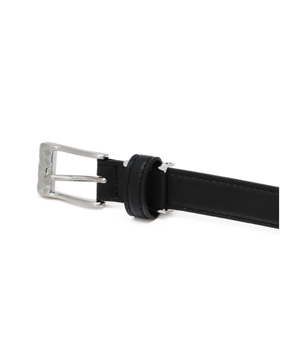 닥스 여성 액세서리(DAKS WOMENS ACCESSORIES) 블랙 체크 시그니처 여성벨트_DBBE6E748BK