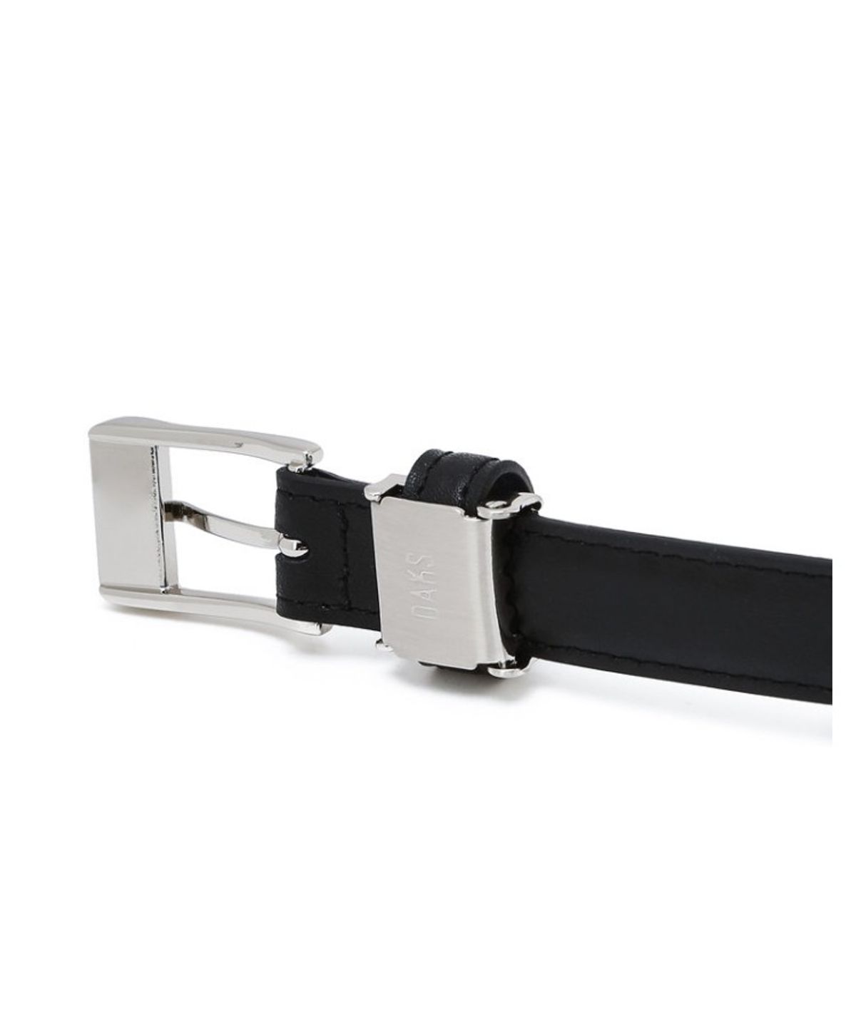 닥스 여성 액세서리(DAKS WOMENS ACCESSORIES) 블랙 체크 시그니처 여성벨트_DBBE6E748BK