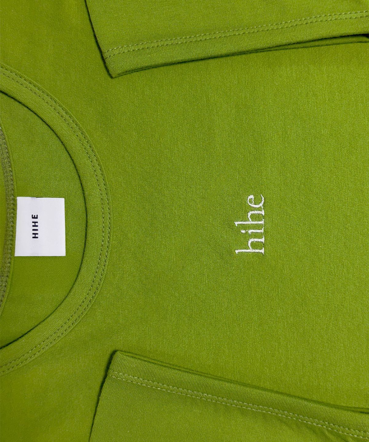 히헤(HIHE) Small Logo Top_Olive
