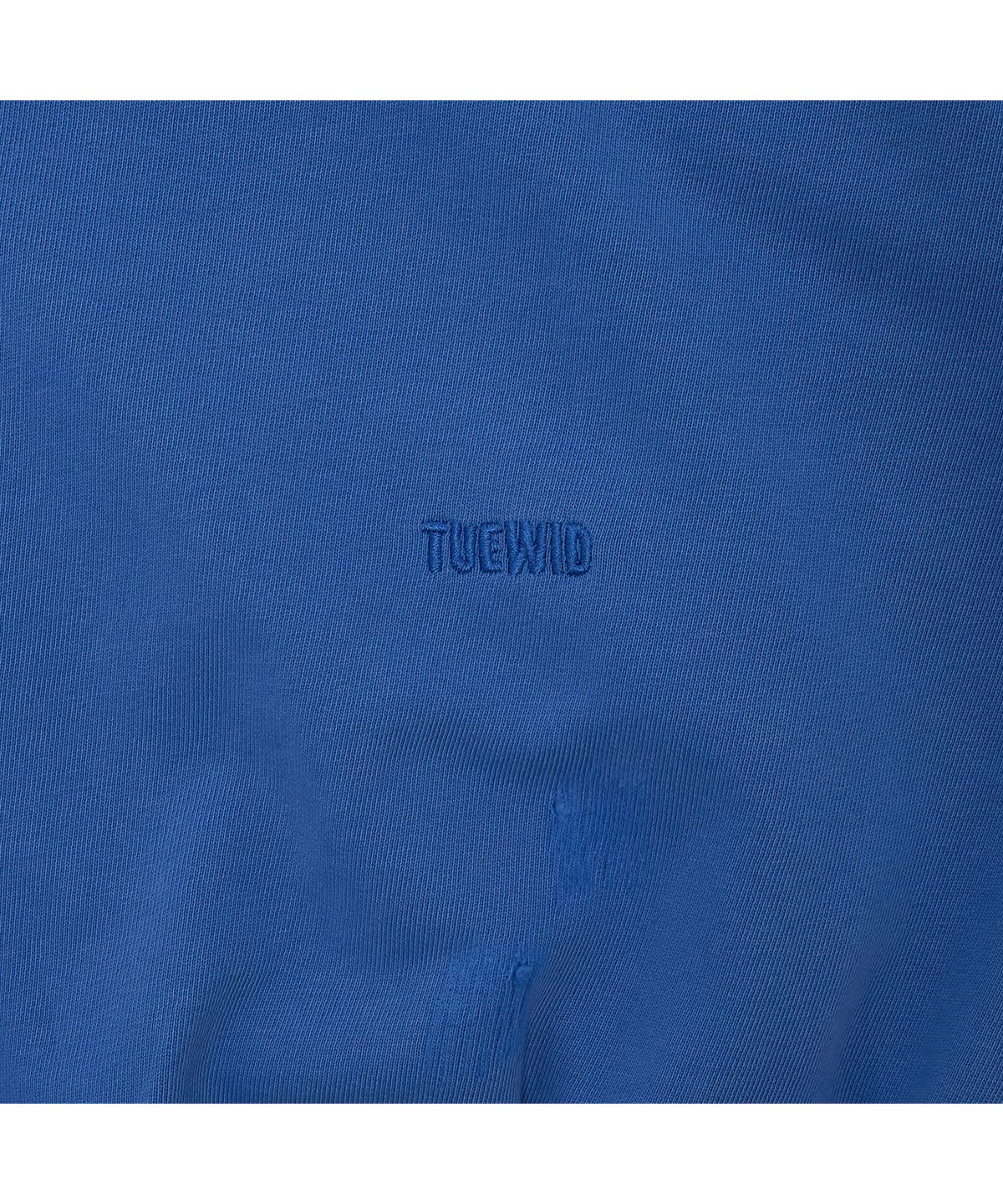 투위드(TUEWID) Tuewid classic embroidery set up zip up in cerulean blue