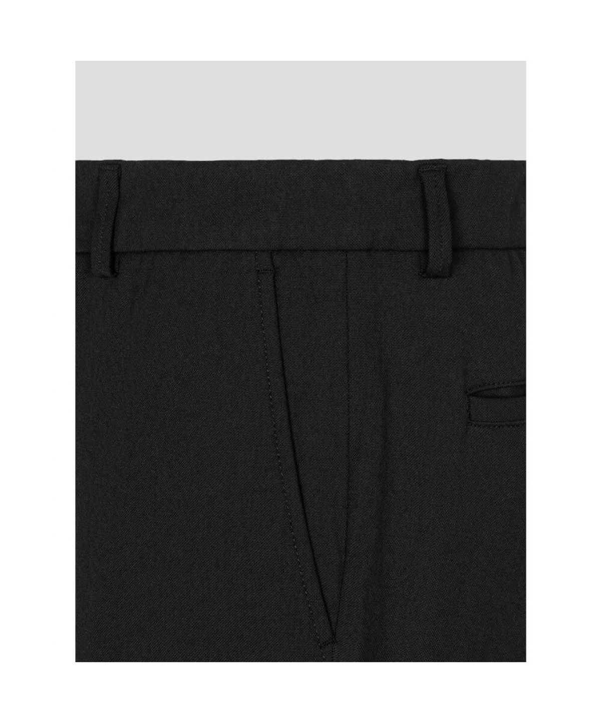 빈폴 멘(BEANPOLE MEN) 리넨 혼방 옥스포드 스탠다드핏 팬츠  블랙