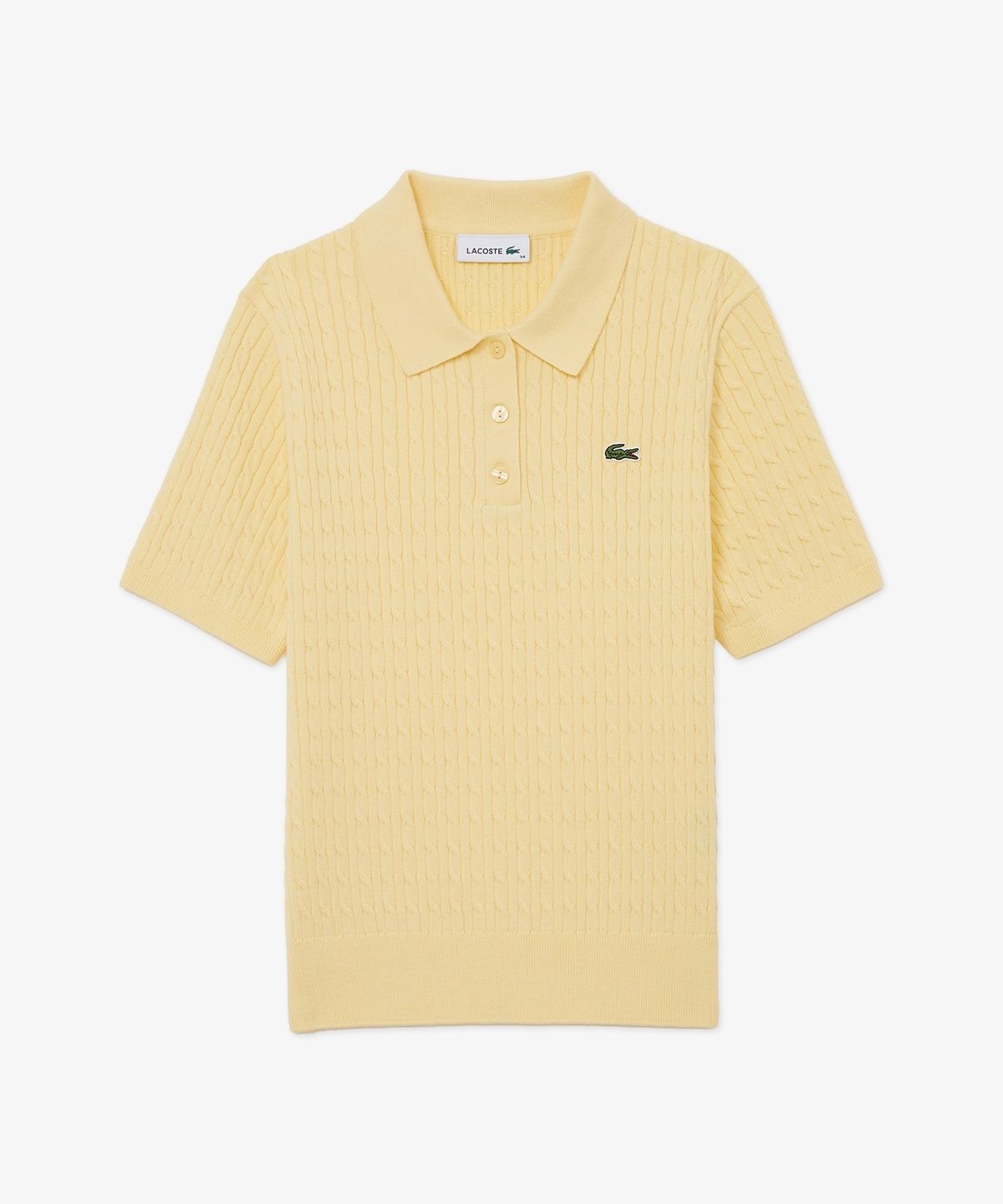 라코스테(LACOSTE) 여성 케이블 스웨터 폴로 셔츠 PF607E-56G 107