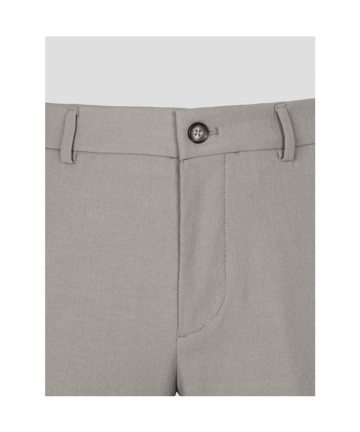 빈폴 멘(BEANPOLE MEN) 리넨 혼방 옥스포드 스탠다드핏 팬츠  베이지