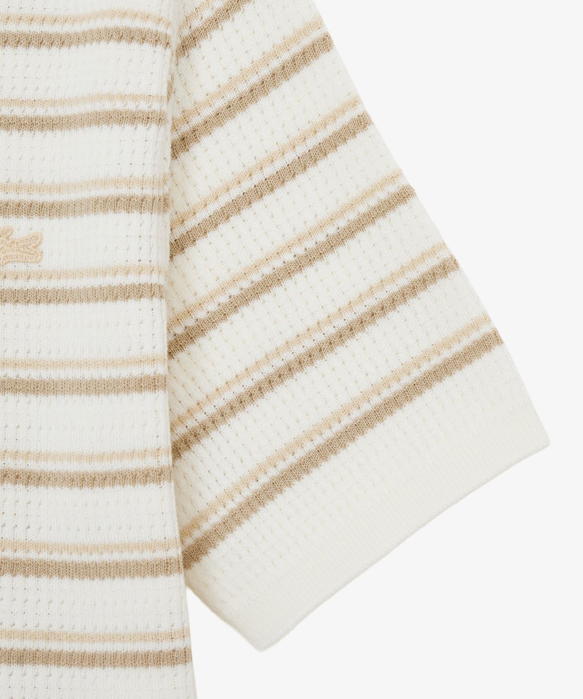 라코스테(LACOSTE) 여성 스트라이프 스웨터 폴로 셔츠 PF710E-56G 02S