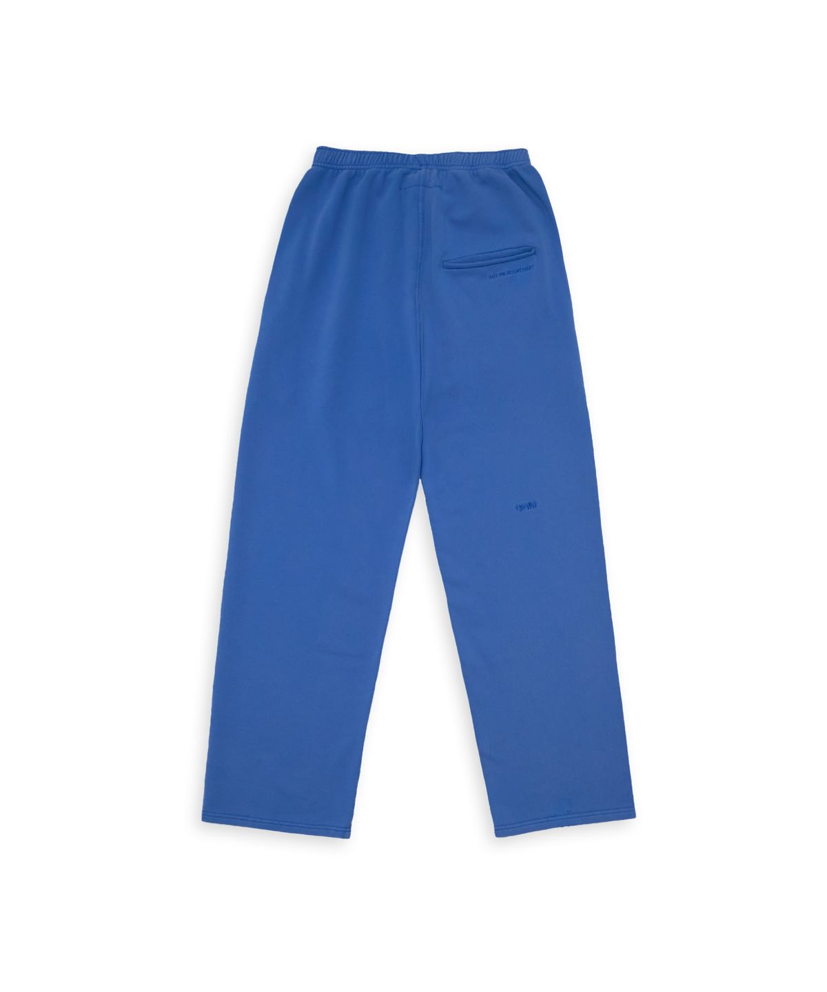투위드(TUEWID) Tuewid classic embroidery set up pants in cerulean blue