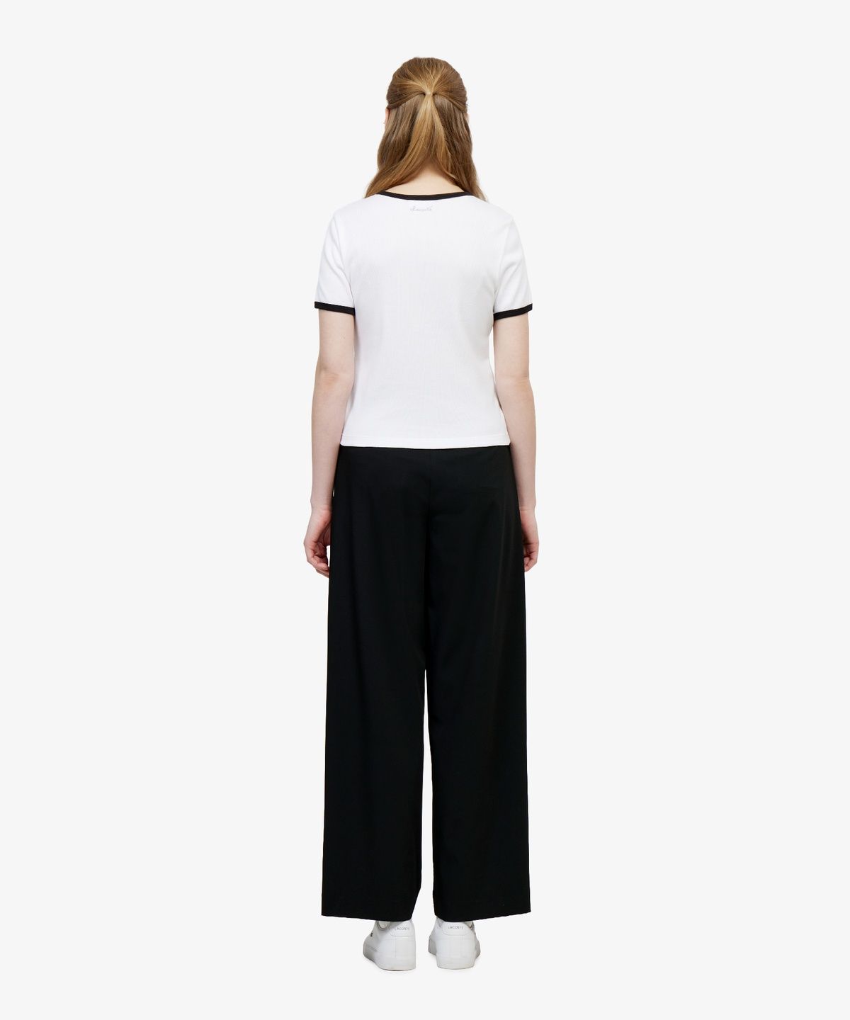 라코스테(LACOSTE) 여성 스프링 턱 팬츠 HF115E-56G 031