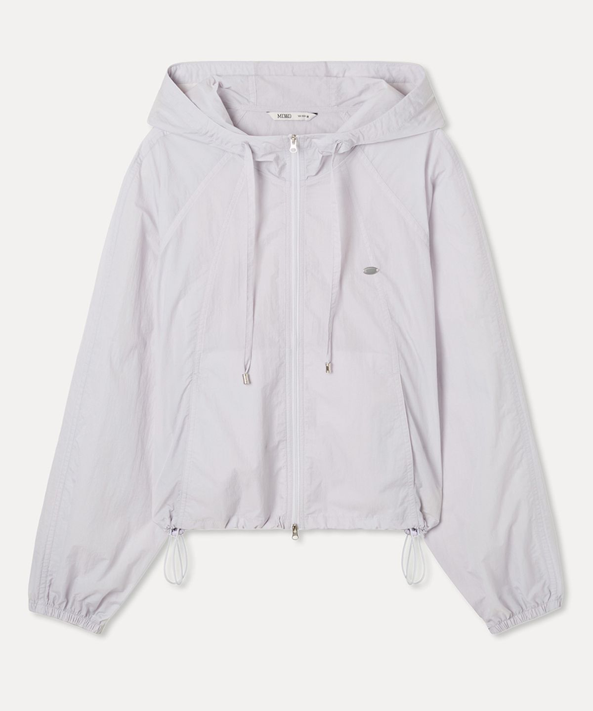 미쏘(MIXXO) 시스루 긴팔 후드 점퍼_MIWJJG502G