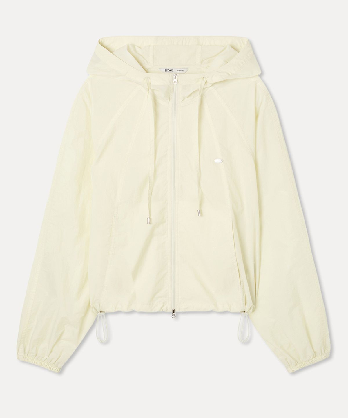 미쏘(MIXXO) 시스루 긴팔 후드 점퍼_MIWJJG502G