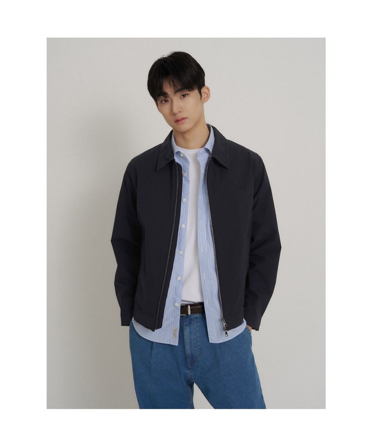 빈폴 멘(BEANPOLE MEN) 봄 블루종 - 네이비