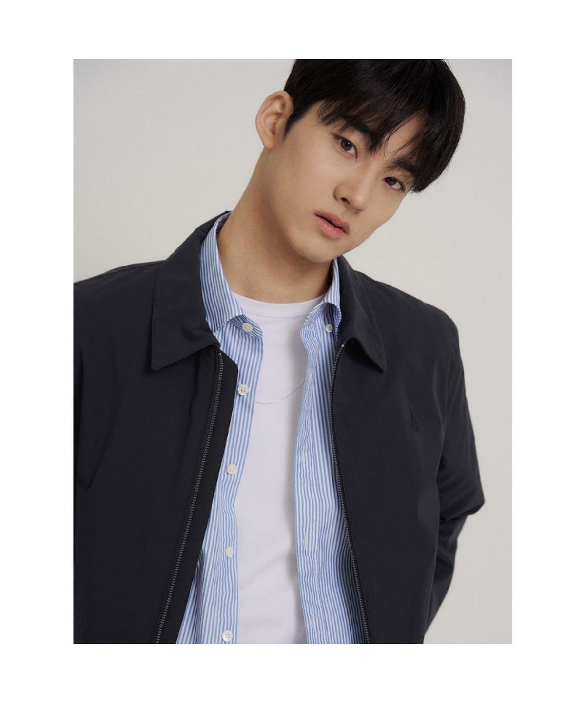 빈폴 멘(BEANPOLE MEN) 봄 블루종 - 네이비