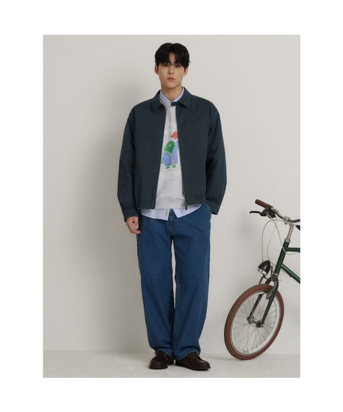 빈폴 멘(BEANPOLE MEN) 헤리티지클럽 코튼 드리즐러  그린