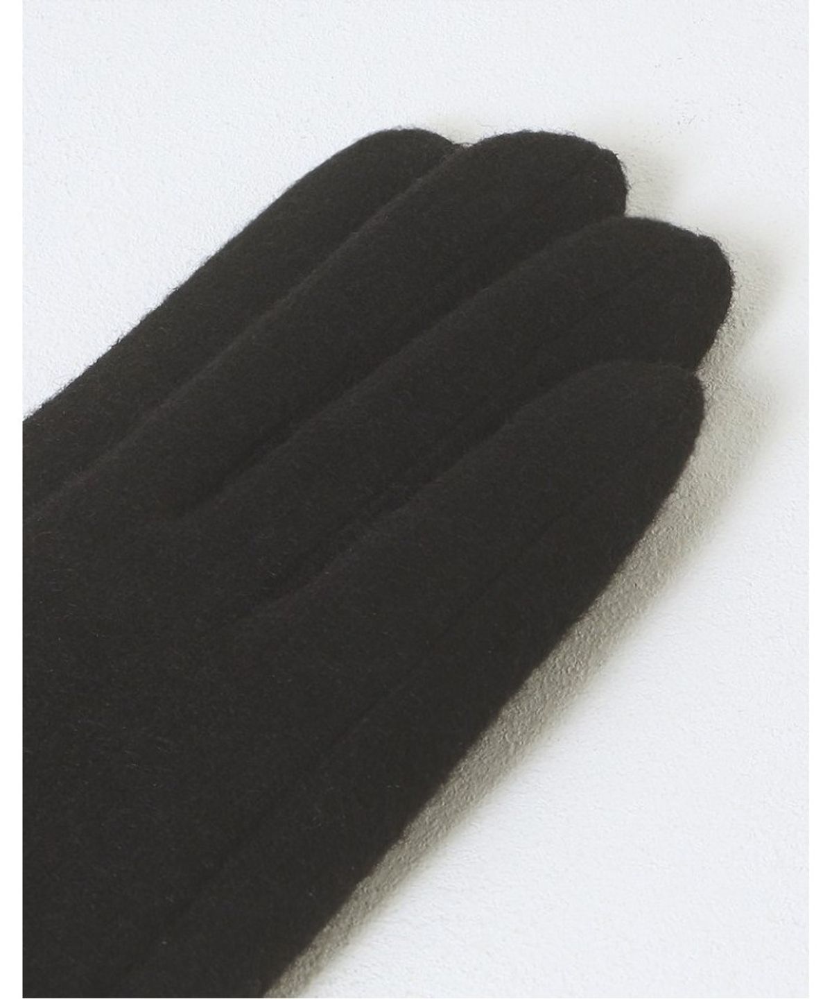 닥스 여성 액세서리(DAKS WOMENS ACCESSORIES) 블랙 체크 디테일 DD장식 울 스마트폰터치 장갑_DCGV5F410BK