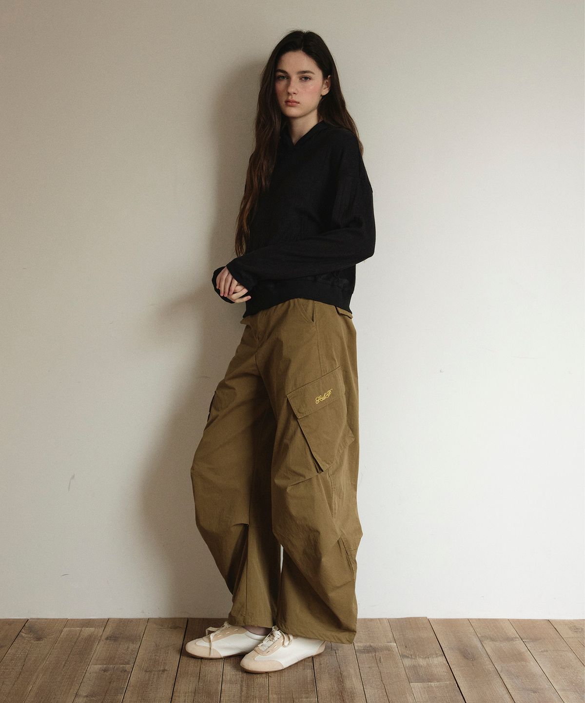 스튜디오앤파르크(STUDIO&PARC) Cargo Dart Pants_Brown