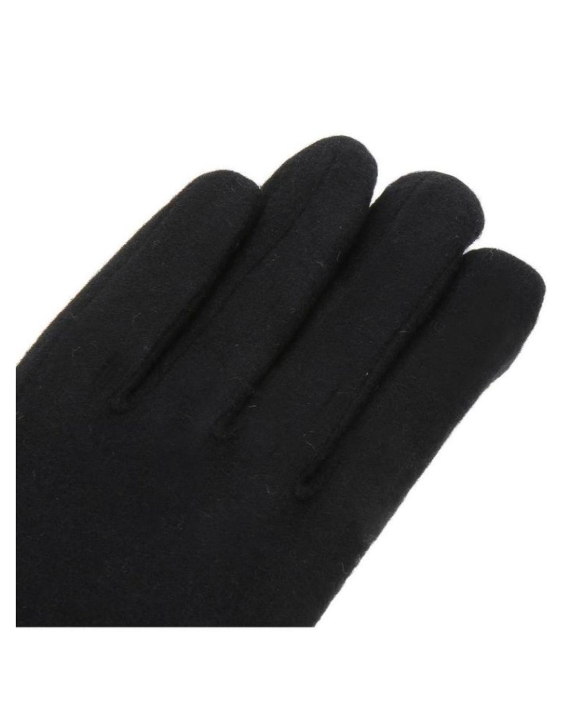 닥스 여성 액세서리(DAKS WOMENS ACCESSORIES) 블랙 울 DAKS로고 스마트폰터치 장갑_DCGV5F100BK