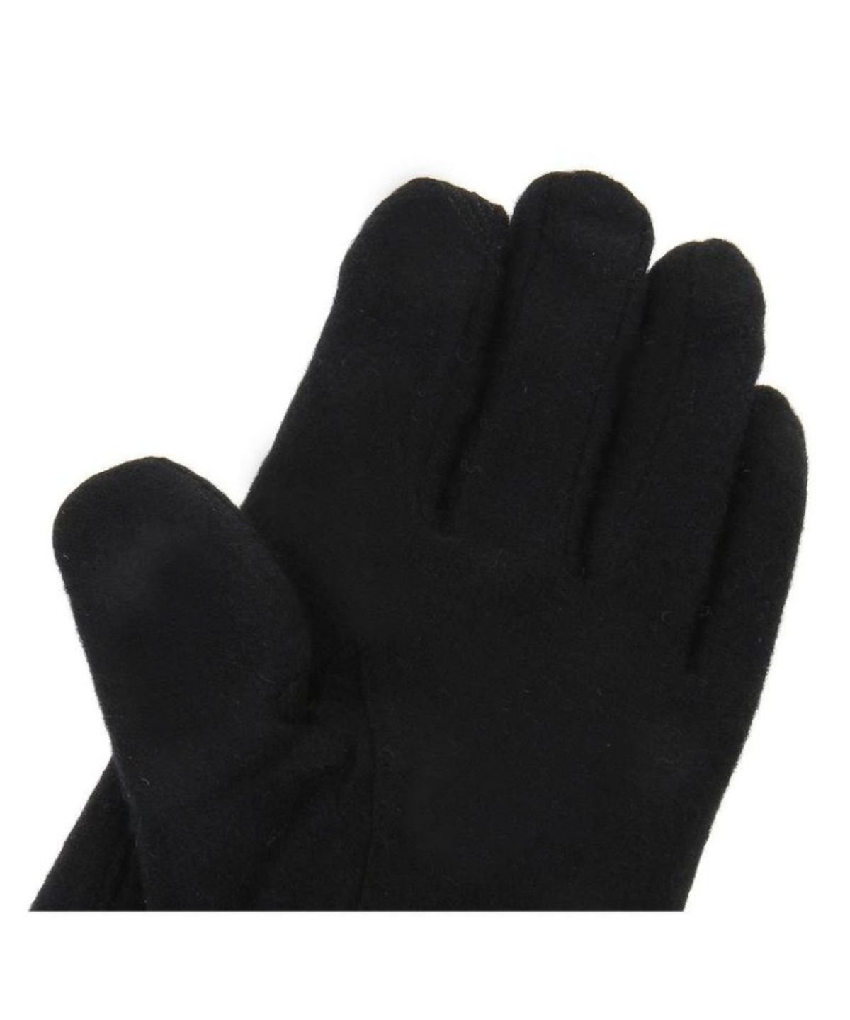 닥스 여성 액세서리(DAKS WOMENS ACCESSORIES) 블랙 울 DAKS로고 스마트폰터치 장갑_DCGV5F100BK