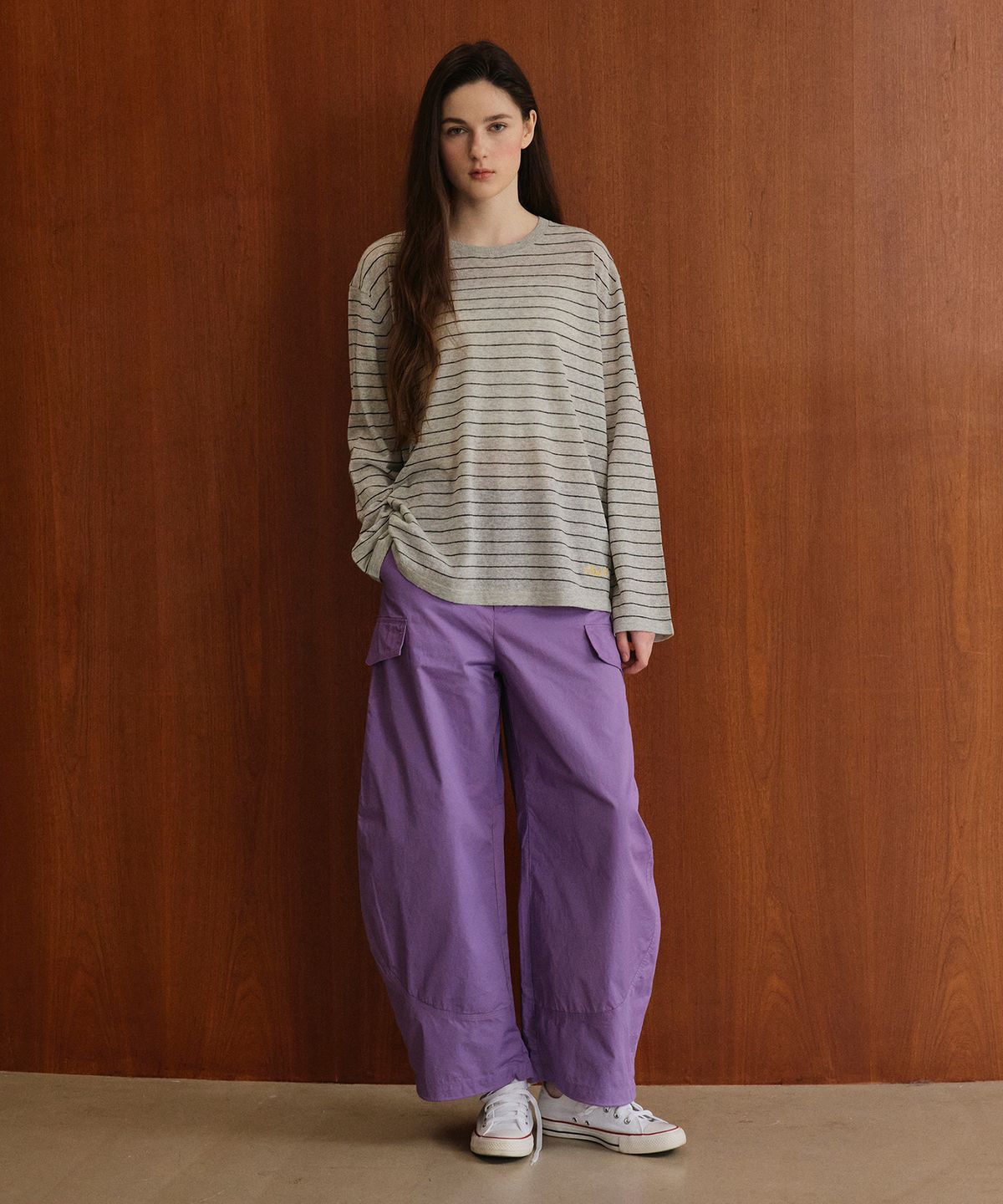 스튜디오앤파르크(STUDIO&PARC) Cargo Cutline Pants_Purple