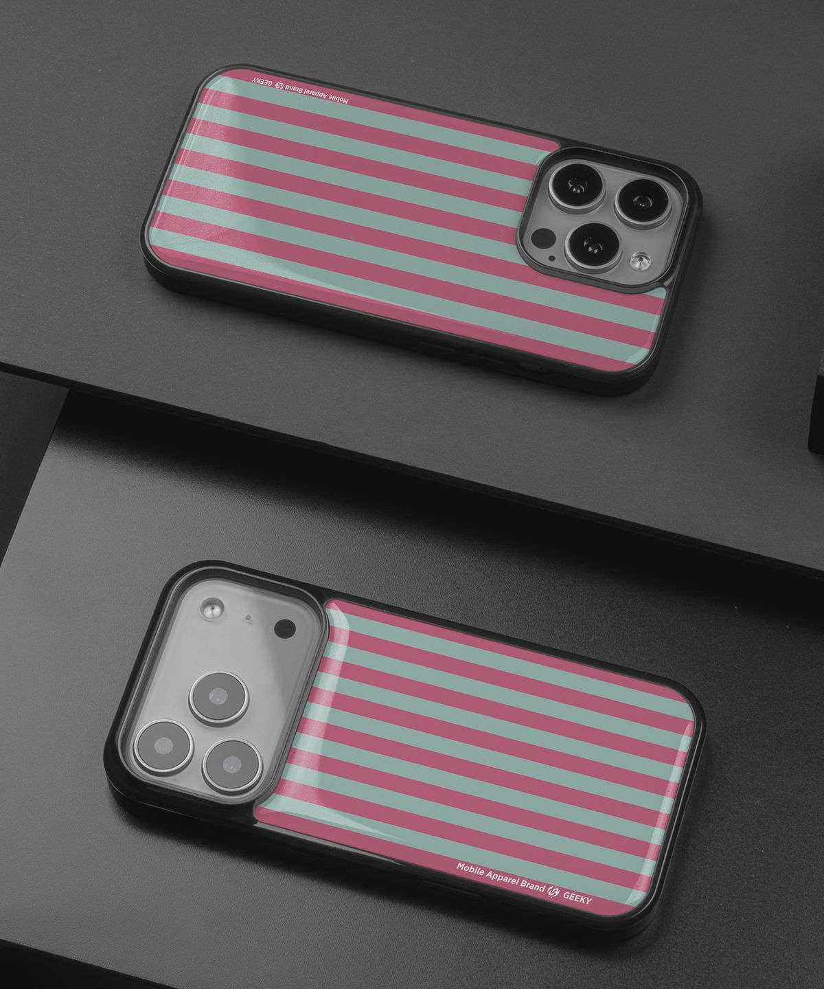 기키(GEEKY) [에폭시/글로시 범퍼케이스] Rhythm of Stripes No.01